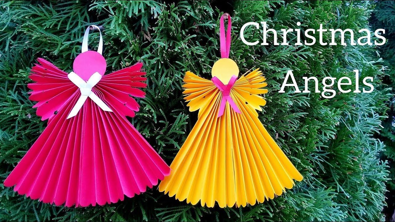 Paper Angels for Christmas | Christmas Tree Decoration Ideas | DIY Christmas Angel - Paper Angels for Christmas | Christmas Tree Decoration Ideas | DIY Christmas Angel -   19 christmas tree topper diy angel ideas