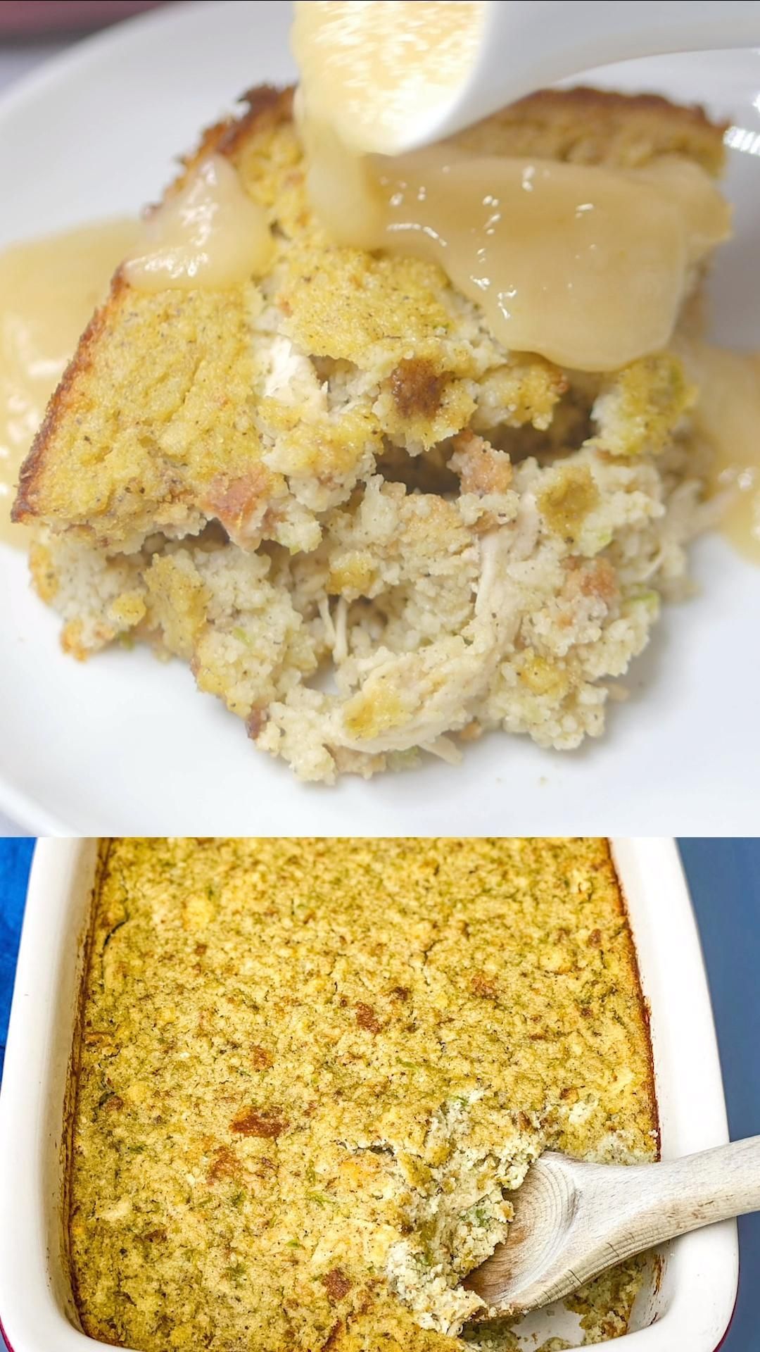 Easy Southern Cornbread Dressing - Easy Southern Cornbread Dressing -   19 dressing recipes cornbread thanksgiving ideas