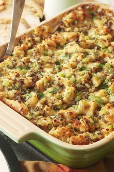 Classic Sage and Sausage Stuffing (Dressing) Recipe - Classic Sage and Sausage Stuffing (Dressing) Recipe -   19 dressing recipes thanksgiving bread ideas