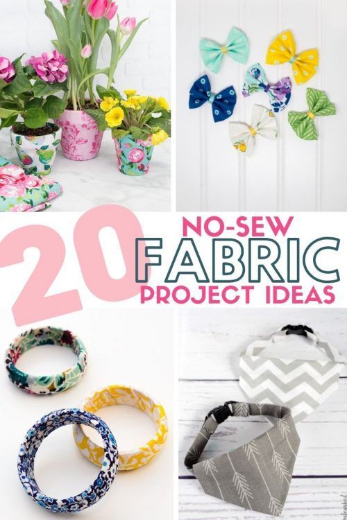 20 No Sew Scrap Fabric Projects | The Crafty Blog Stalker - 20 No Sew Scrap Fabric Projects | The Crafty Blog Stalker -   19 fabric crafts no sew scrap ideas