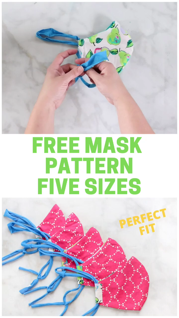 SEW the BEST Fitting Medical MASK with FILTER, FREE Pattern & FIVE Sizes!!! - SEW the BEST Fitting Medical MASK with FILTER, FREE Pattern & FIVE Sizes!!! -   19 fabric crafts no sew scrap ideas