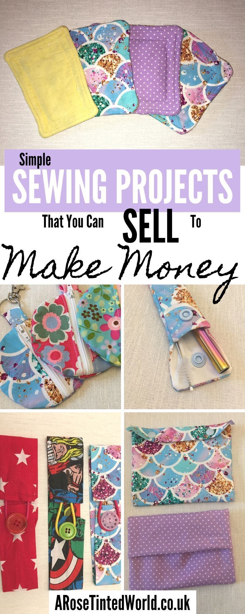 Sewing Projects That You Can Sell ? A Rose Tinted World - Sewing Projects That You Can Sell ? A Rose Tinted World -   19 fabric crafts to sell ideas