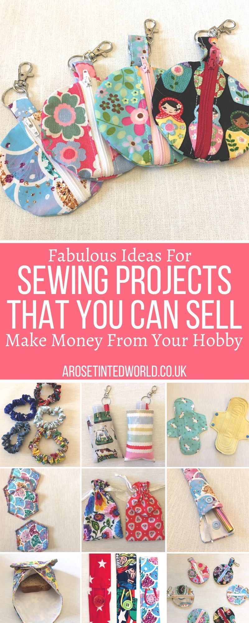 Sewing Projects That You Can Sell - Sewing Projects That You Can Sell -   19 fabric crafts to sell ideas