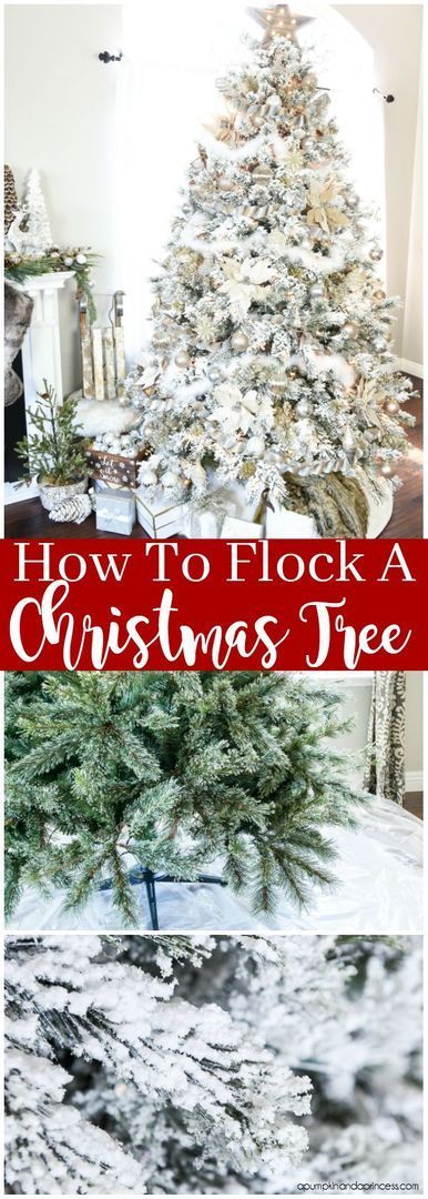 How To Flock A Christmas Tree - How To Flock A Christmas Tree -   19 farmhouse christmas tree decorations diy ideas