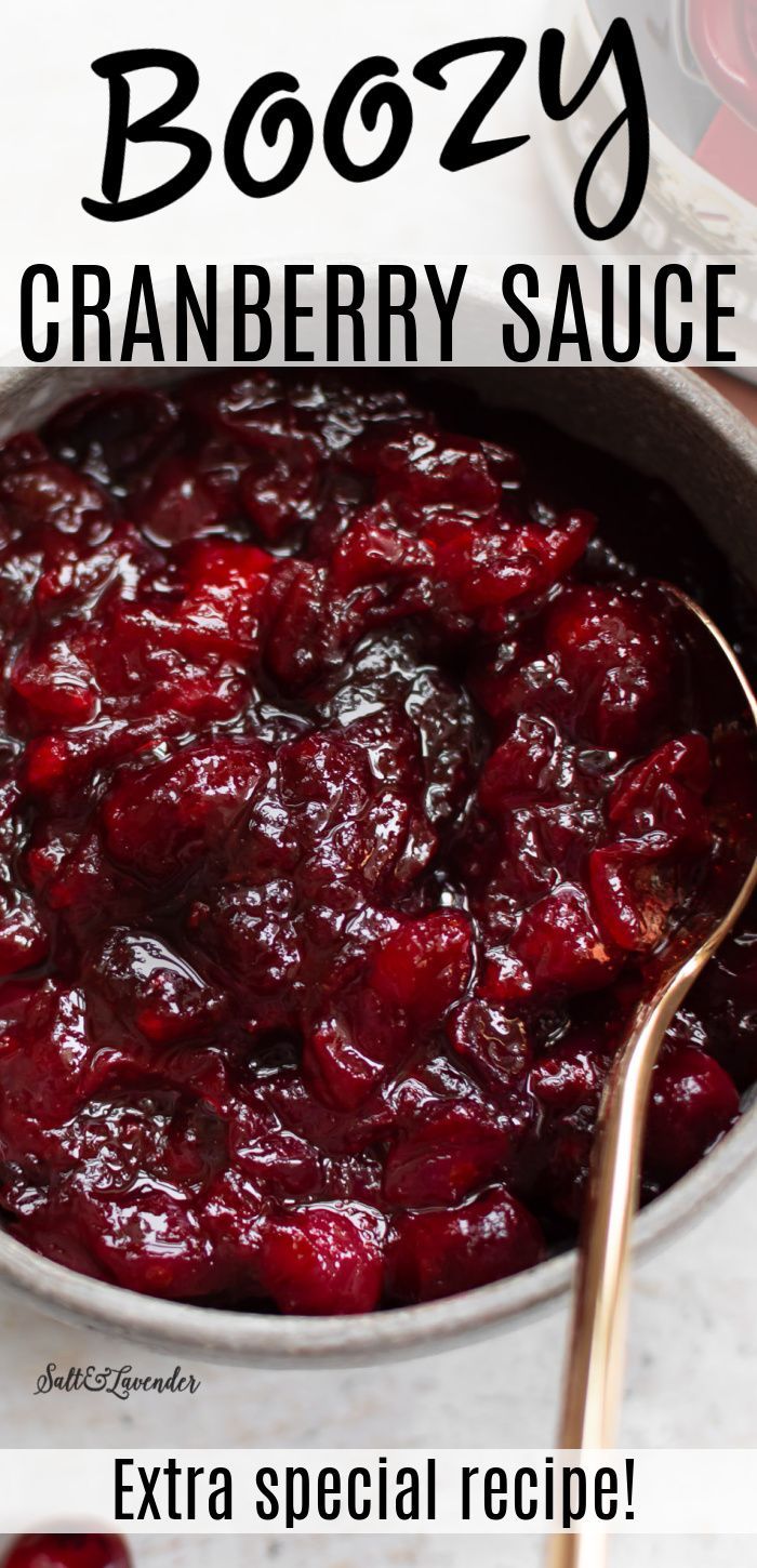 Boozy Cranberry Sauce - Boozy Cranberry Sauce -   19 homemade cranberry sauce thanksgiving easy ideas