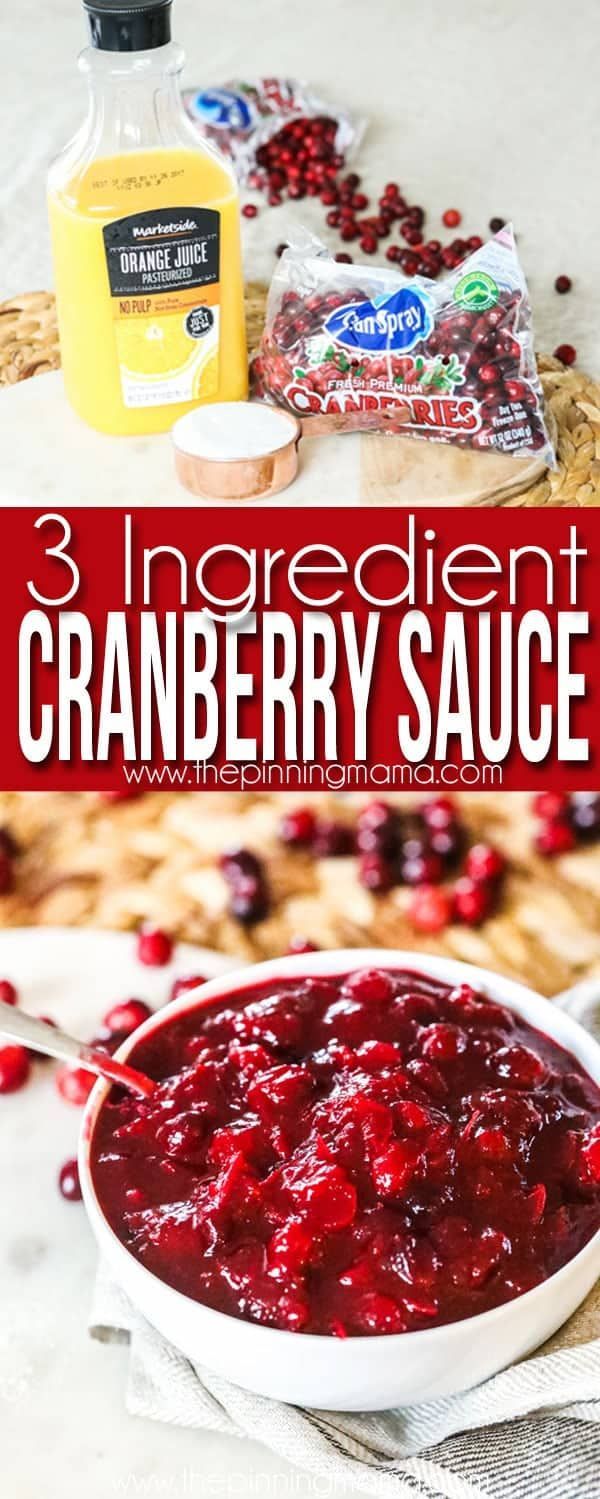 Homemade Cranberry Sauce Recipe • The Pinning Mama - Homemade Cranberry Sauce Recipe • The Pinning Mama -   19 homemade cranberry sauce thanksgiving easy ideas