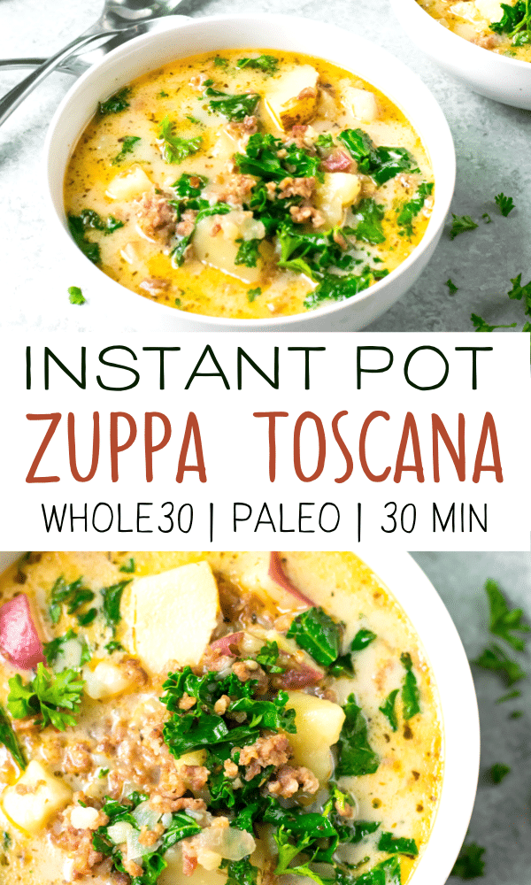 Instant Pot Zuppa Toscana (Paleo, Whole30, Easy) - Instant Pot Zuppa Toscana (Paleo, Whole30, Easy) -   19 instant pot recipes healthy family soup ideas