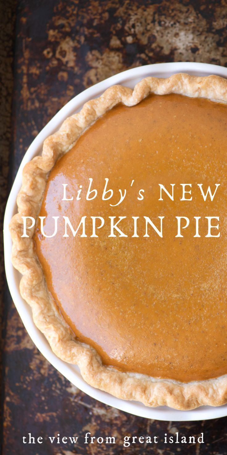 Libby's NEW Pumpkin Pie Recipe! - Libby's NEW Pumpkin Pie Recipe! -   19 pumpkin pie recipe easy condensed milk ideas