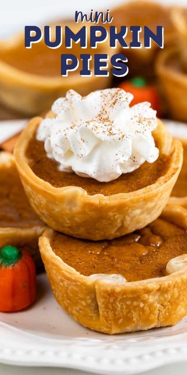 Easiest Mini Pumpkin Pies EVER - Crazy for Crust - Easiest Mini Pumpkin Pies EVER - Crazy for Crust -   19 pumpkin pie recipe easy condensed milk ideas
