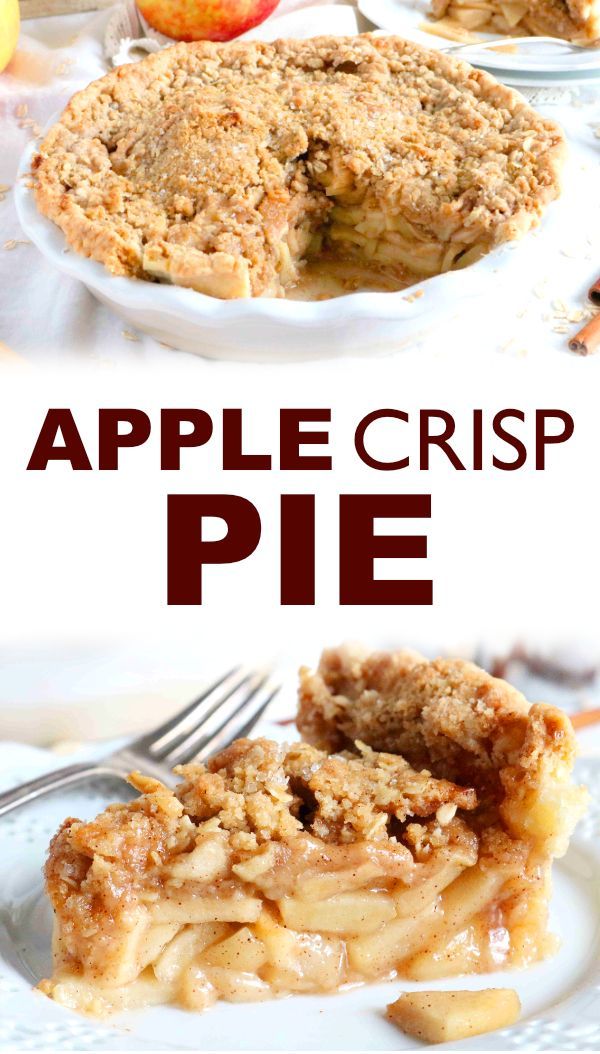 Apple Crisp Pie - Apple Crisp Pie -   19 thanksgiving desserts pie ideas