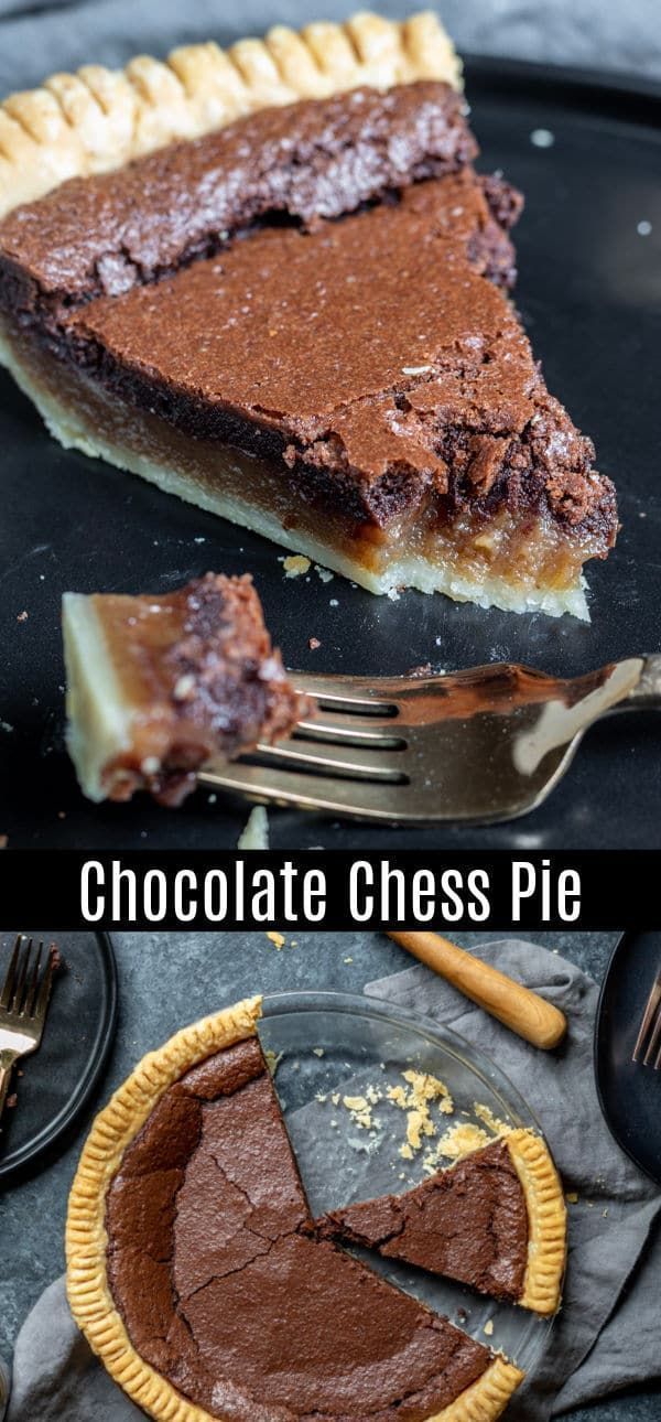 Chocolate Chess Pie - Chocolate Chess Pie -   19 thanksgiving desserts pie ideas