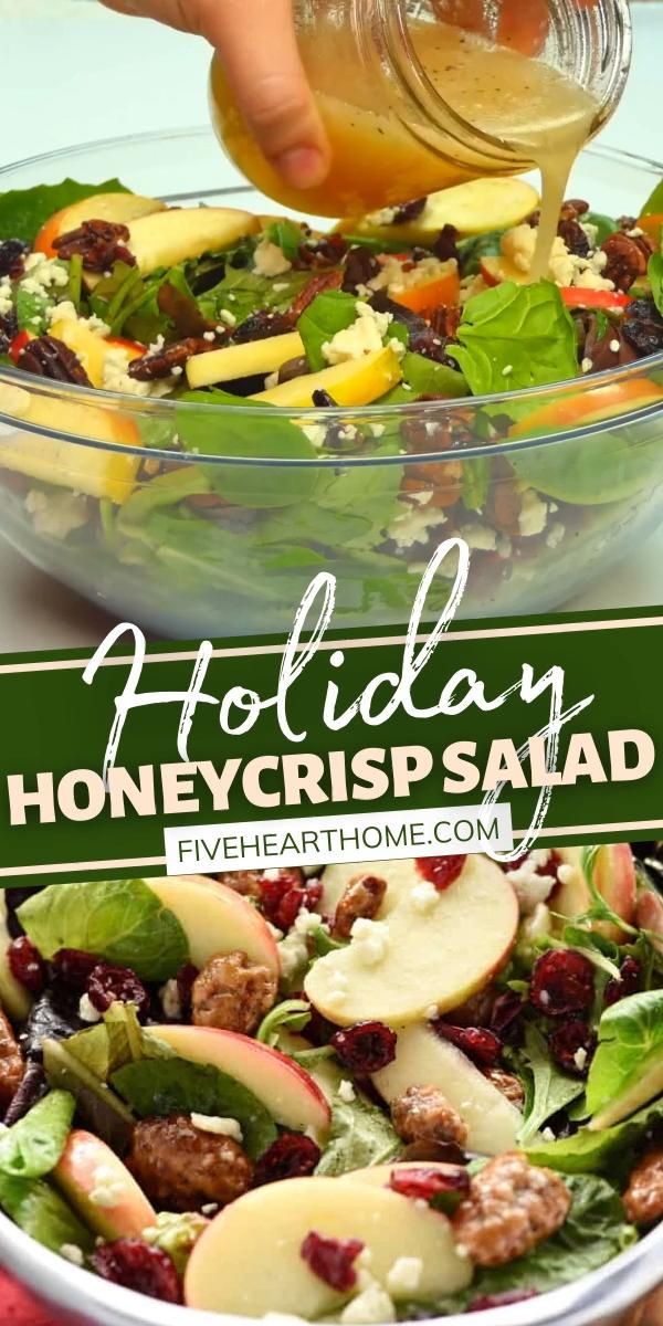 Holiday Honeycrisp Salad - Holiday Honeycrisp Salad -   thanksgiving recipes appetizers healthy
