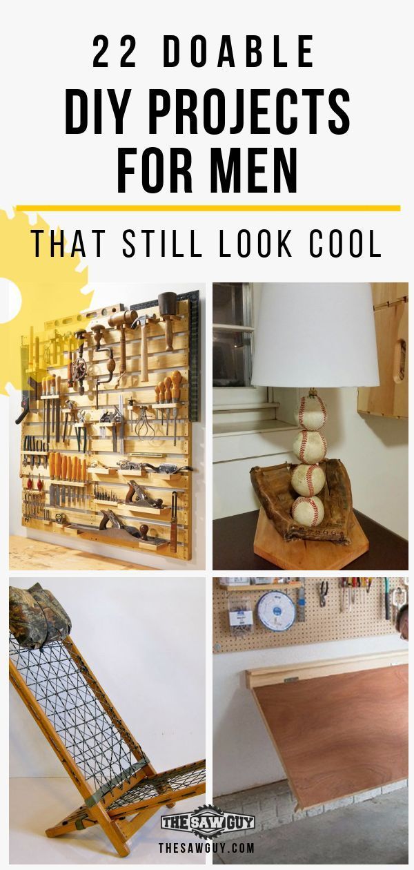 22 Doable DIY Projects for Men That Still Look Cool - The Saw Guy - 22 Doable DIY Projects for Men That Still Look Cool - The Saw Guy -   diy projects for men how to build