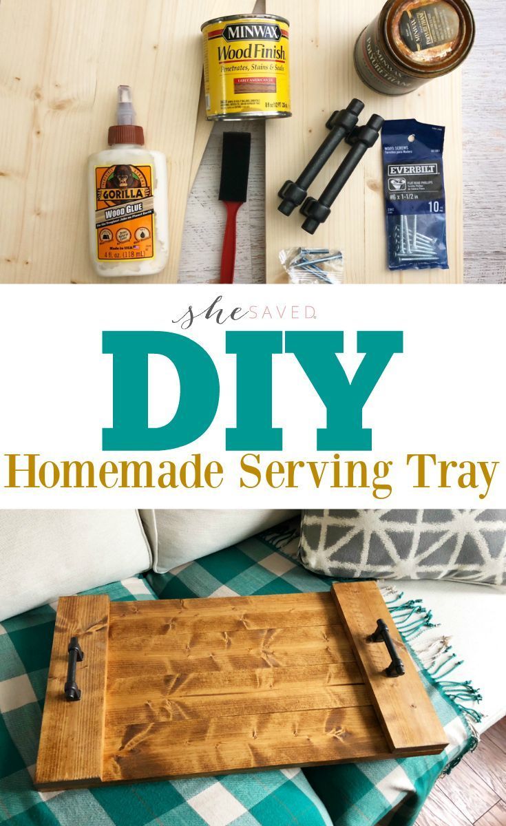 Easy DIY Farmhouse Serving Tray Project - Easy DIY Farmhouse Serving Tray Project -   21 diy projects for men how to build ideas
