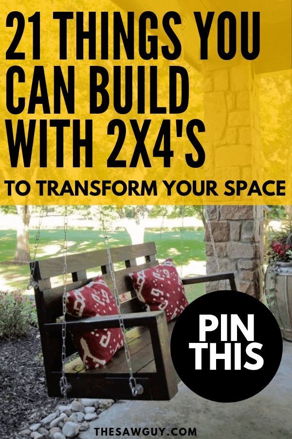 21 Things You Can Build with 2X4's - The Saw Guy - 21 Things You Can Build with 2X4's - The Saw Guy -   21 diy projects for men how to build ideas