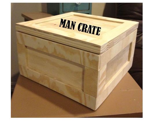 Plywood Gift Crate (man crate) - Plywood Gift Crate (man crate) -   21 diy projects for men how to build ideas