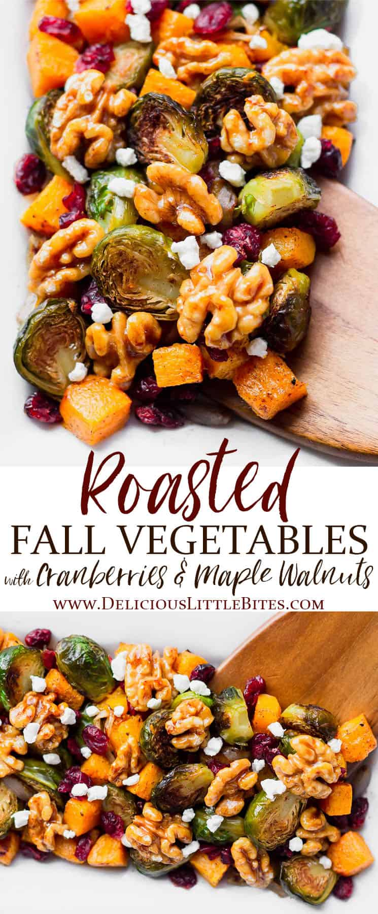 Roasted Fall Vegetables (with Cranberries & Maple Walnuts) - Delicious Little Bites - Roasted Fall Vegetables (with Cranberries & Maple Walnuts) - Delicious Little Bites -   21 thanksgiving recipes side dishes easy ideas