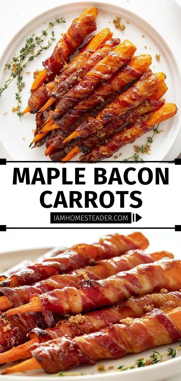 MAPLE BACON CARROTS - MAPLE BACON CARROTS -   21 thanksgiving recipes side dishes easy ideas