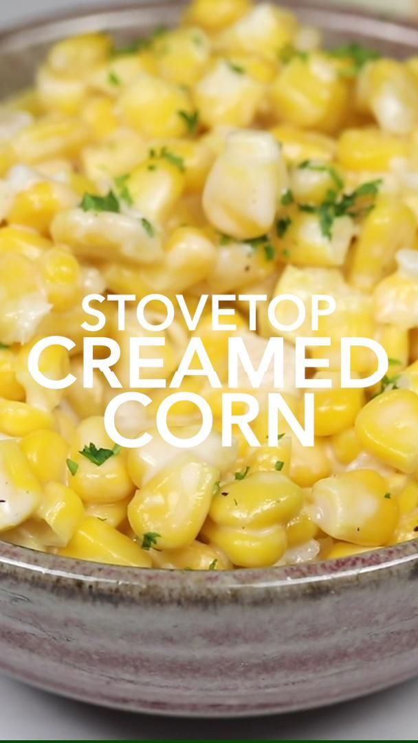 Stove Top Creamed Corn - Stove Top Creamed Corn -   21 thanksgiving recipes side dishes easy ideas