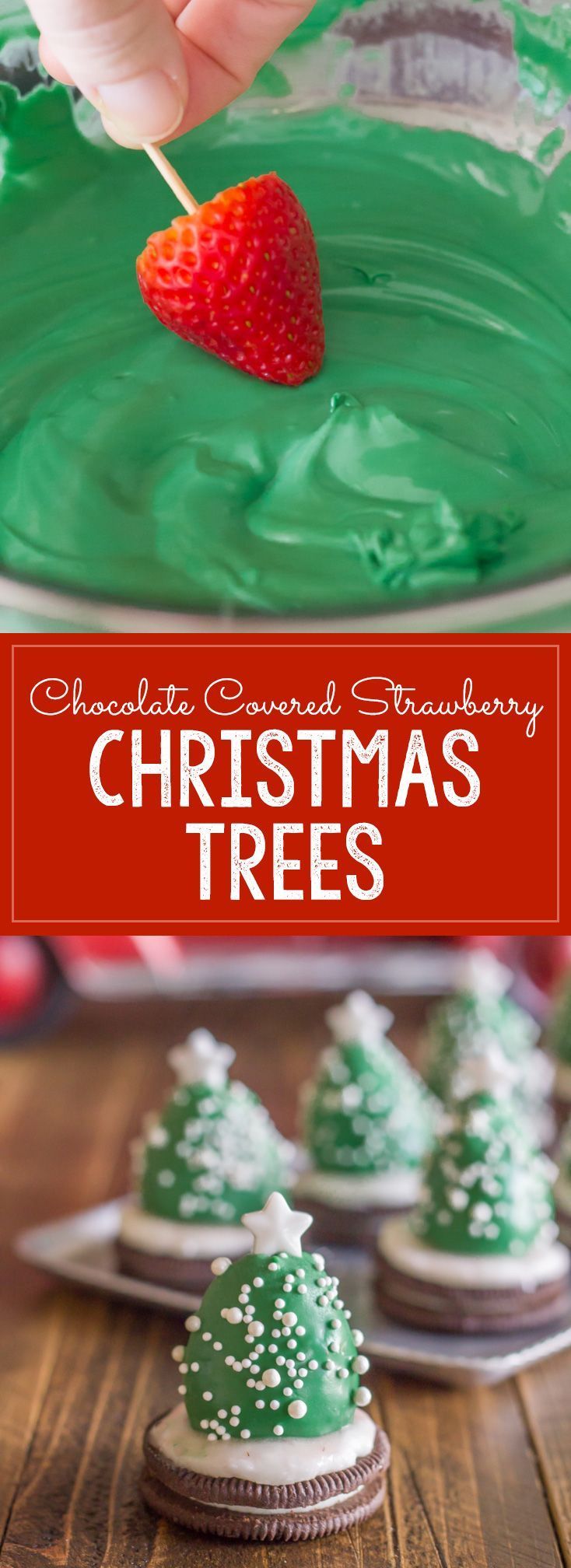 Chocolate Covered Strawberry Christmas Trees - Lovely Little Kitchen - Chocolate Covered Strawberry Christmas Trees - Lovely Little Kitchen -   24 xmas food easy diy ideas