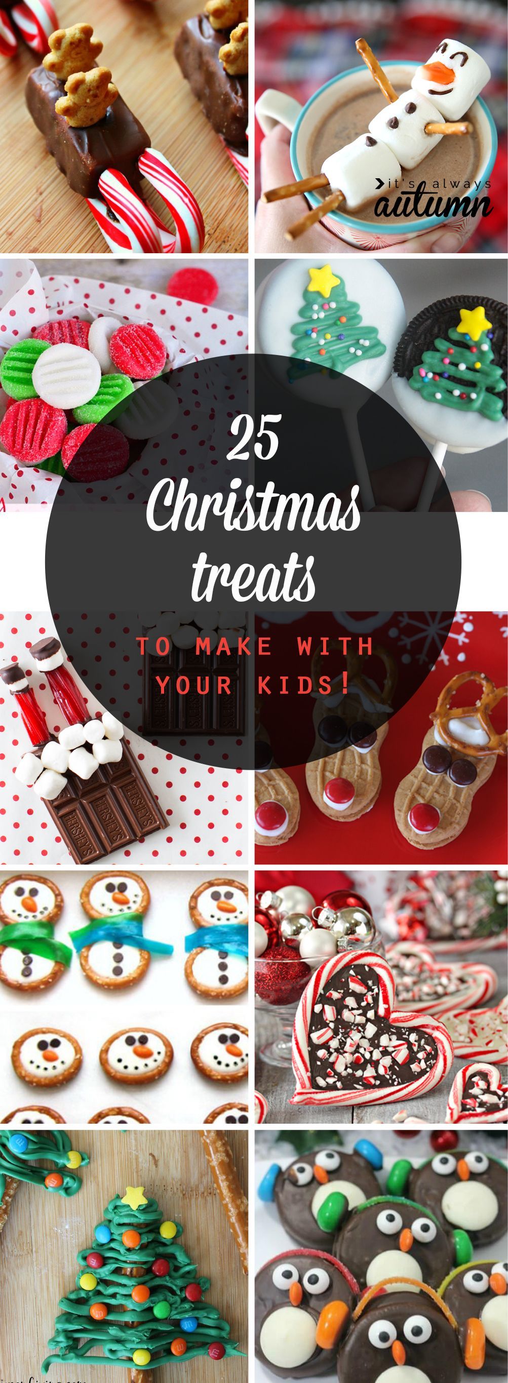 25 adorable Christmas treats to make with your kids - It's Always Autumn - 25 adorable Christmas treats to make with your kids - It's Always Autumn -   24 xmas food easy diy ideas