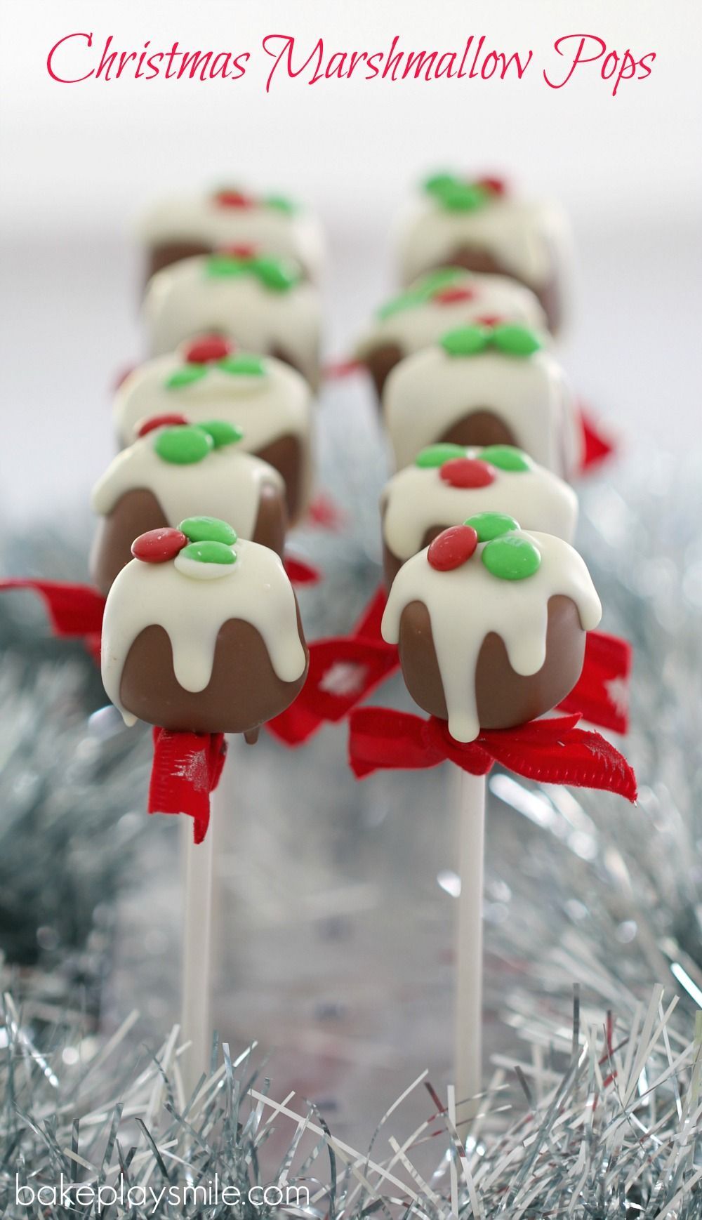 Christmas Marshmallow Pops | 3 Ingredients - Christmas Marshmallow Pops | 3 Ingredients -   24 xmas food easy diy ideas