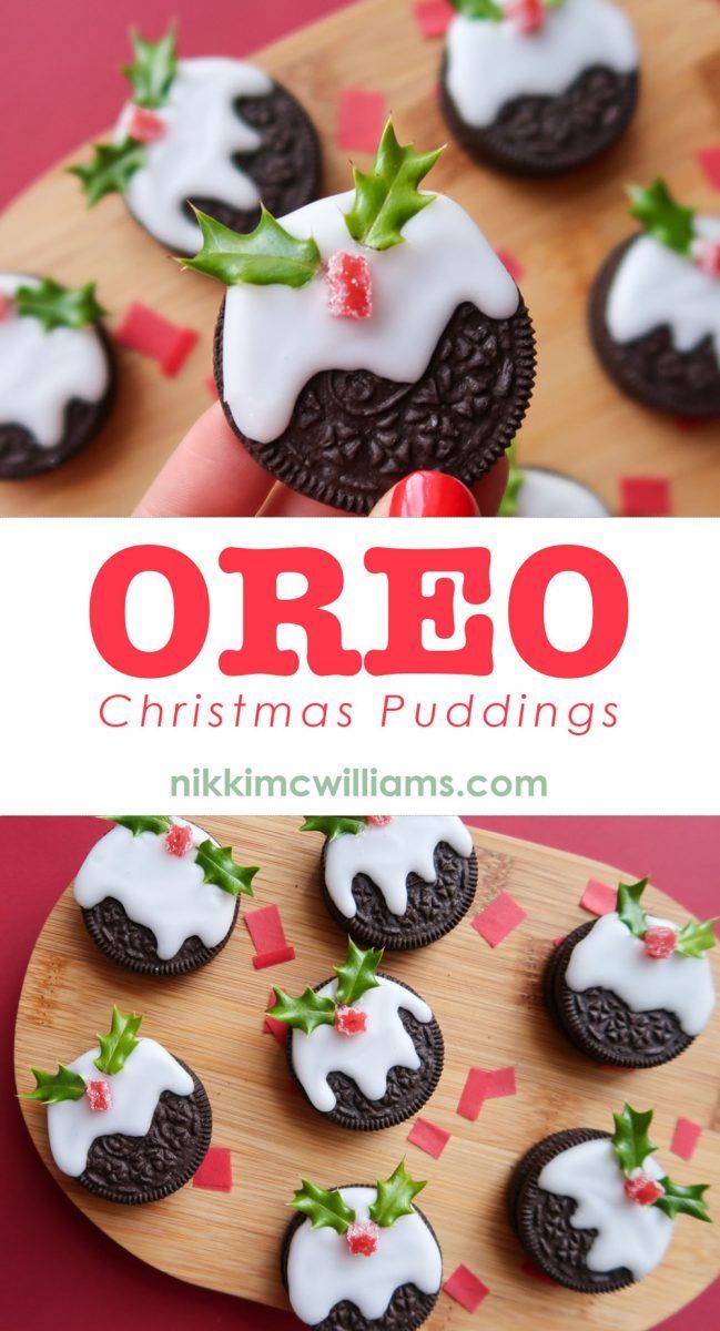 Biscuit Crafts – Oreo Christmas Pudding DIY - Biscuit Crafts – Oreo Christmas Pudding DIY -   24 xmas food easy diy ideas
