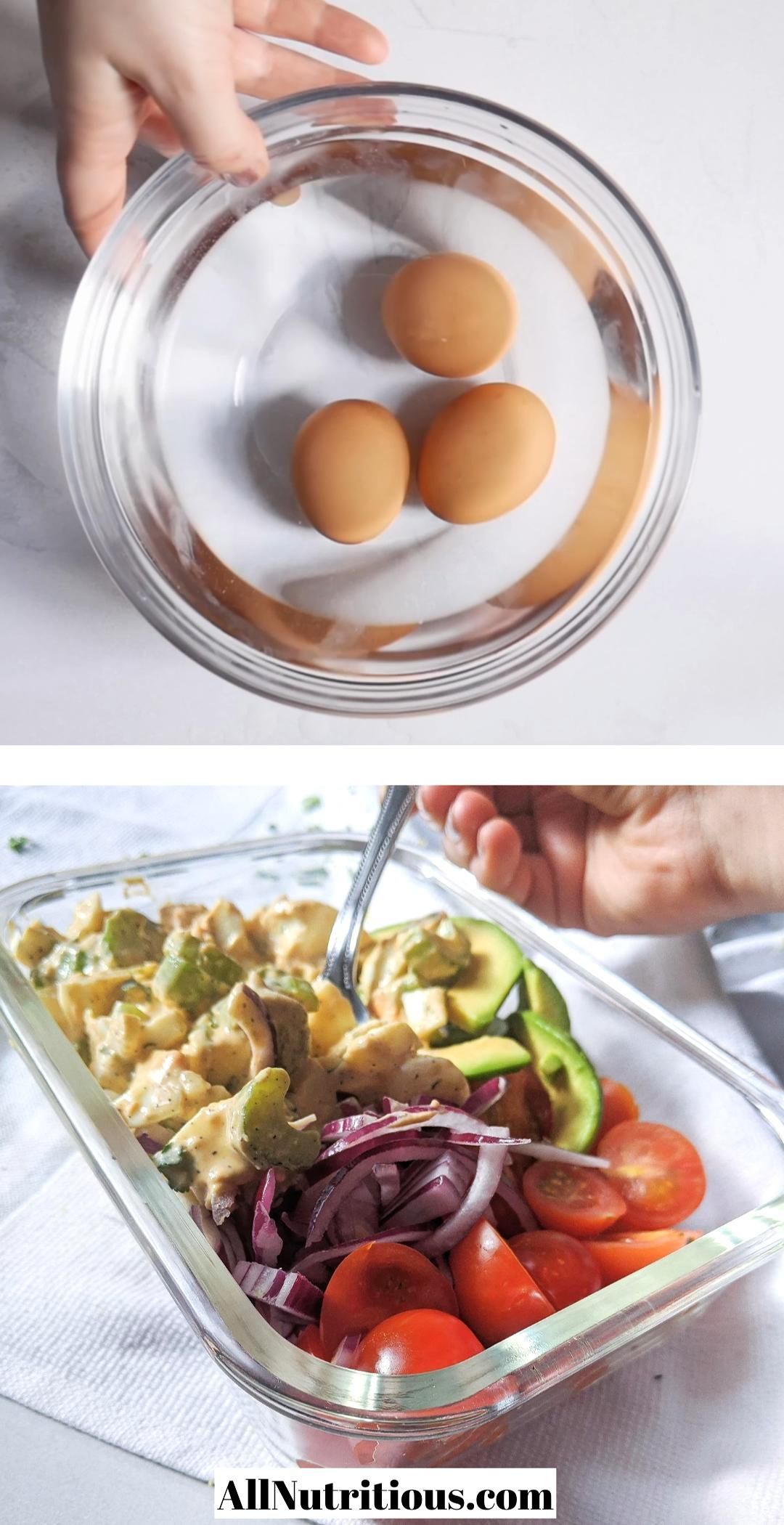 Healthy Egg Salad Bowls - Healthy Egg Salad Bowls -   25 meal prep recipes vegetarian videos ideas