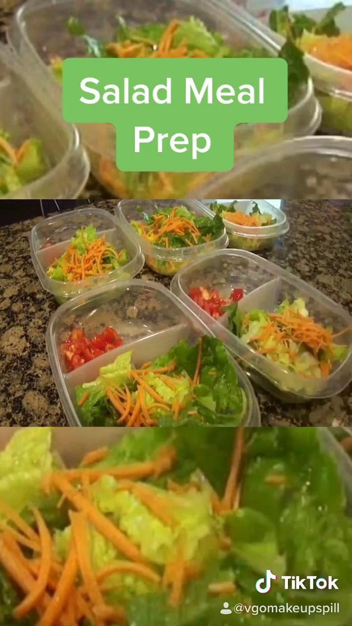 Salad Meal Prep - Salad Meal Prep -   25 meal prep recipes vegetarian videos ideas