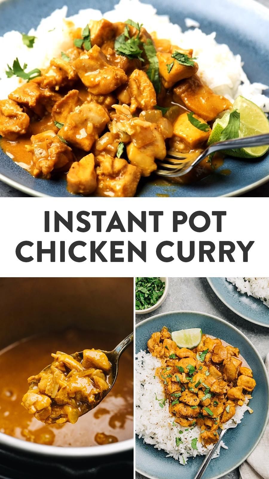 Instant Pot Chicken Curry - Instant Pot Chicken Curry -   25 meal prep recipes vegetarian videos ideas