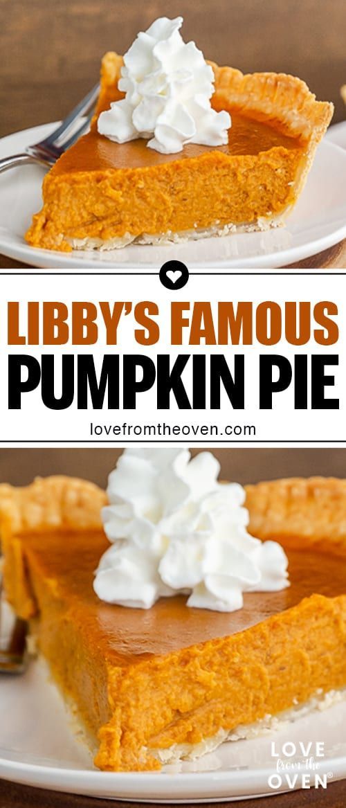 How To Make LIBBY'S Pumpkin Pie • Love From The Oven - How To Make LIBBY'S Pumpkin Pie • Love From The Oven -   25 pumpkin pie recipe easy homemade ideas