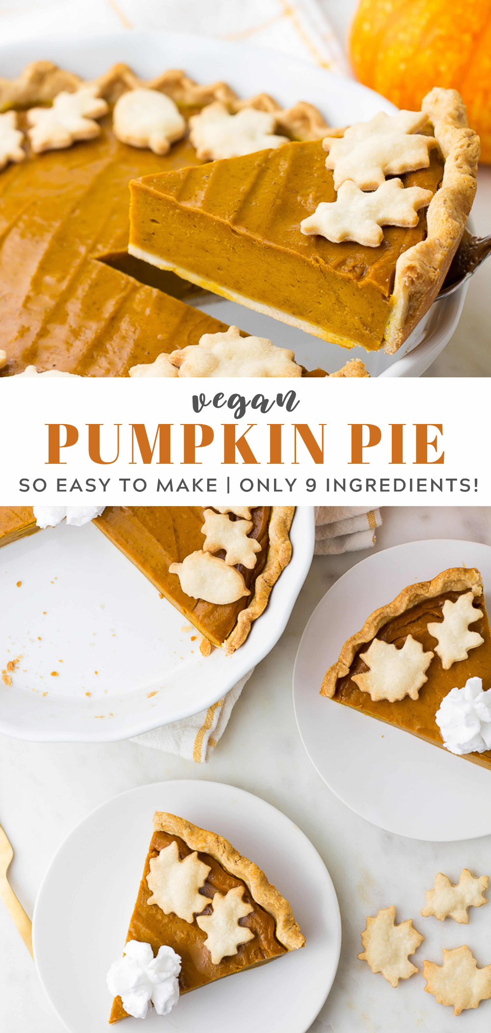Vegan Pumpkin Pie - Vegan Pumpkin Pie -   25 pumpkin pie recipe easy homemade ideas
