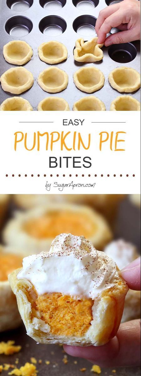 Easy Pumpkin Pie Bites - Sugar Apron - Easy Pumpkin Pie Bites - Sugar Apron -   25 pumpkin pie recipe easy homemade ideas