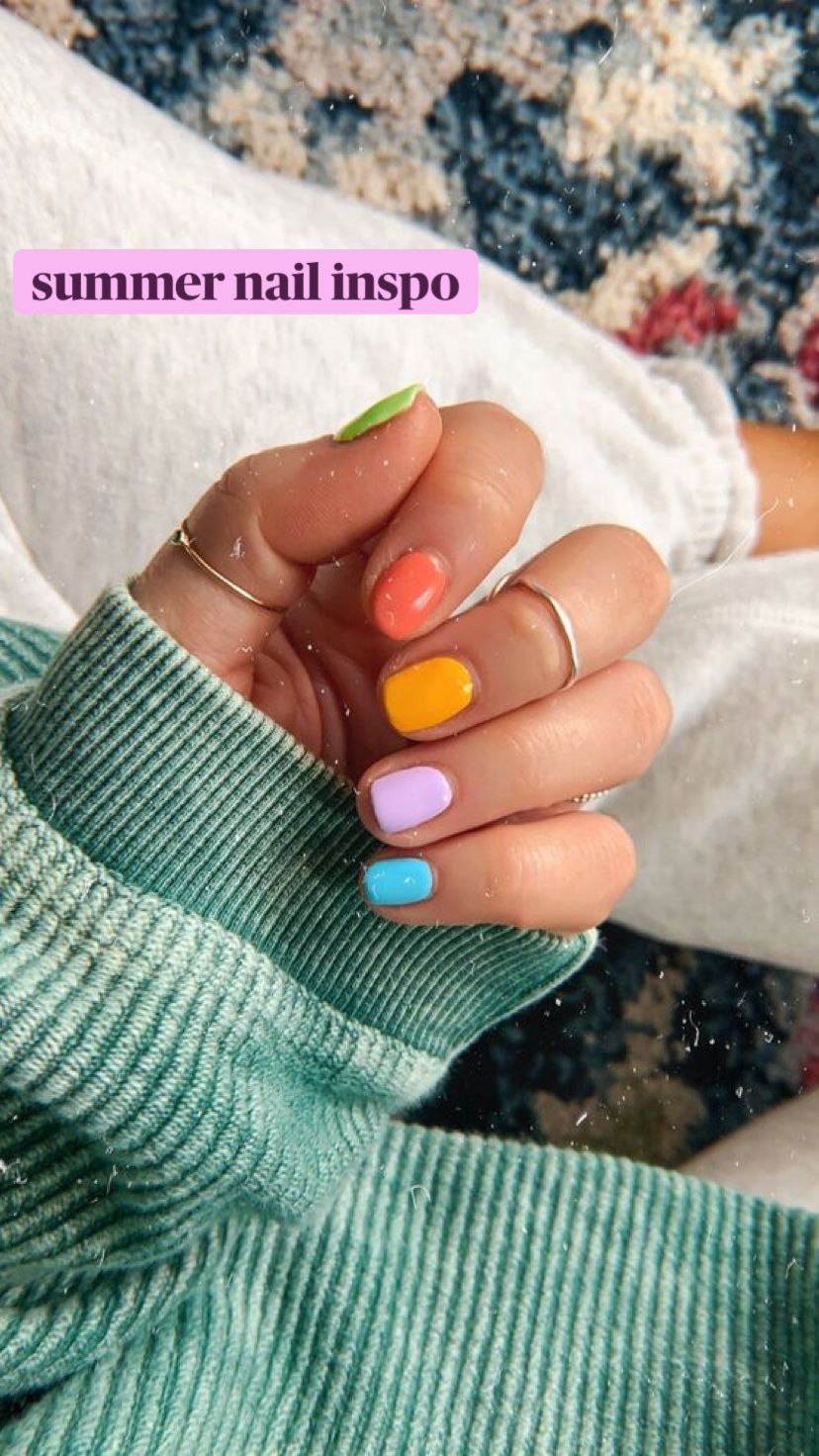 Nails color trends for summer 2021