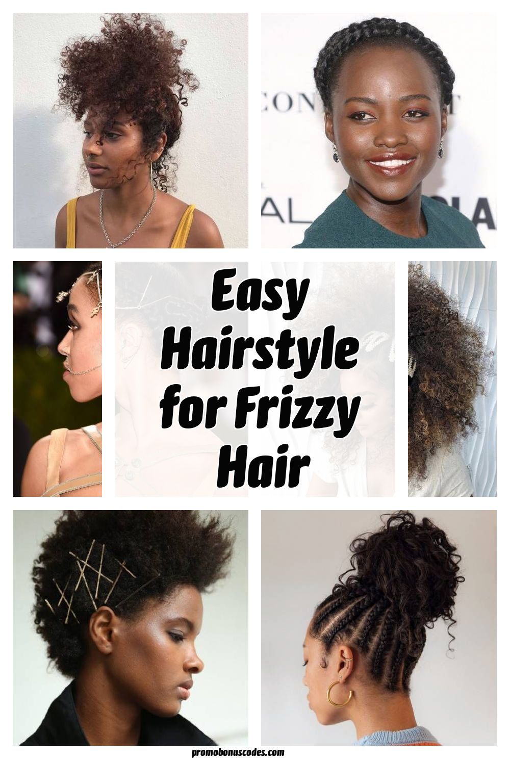 Easy Hairstyle for Frizzy Hair
